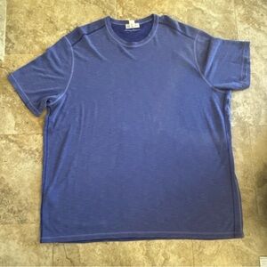 Tommy Bahama Shirt Mens 3XLT Reversible islandzone  Tshirt purple/blue tencel